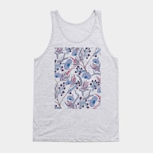 Mystical berries and floral branches Tank Top